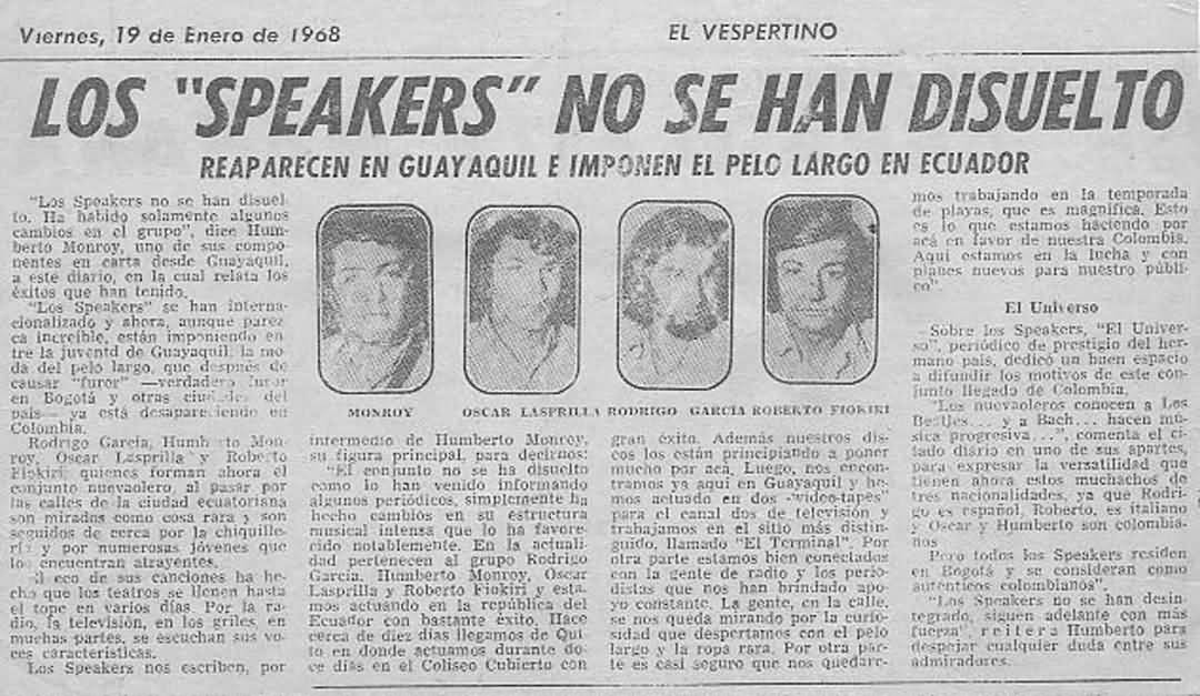 speakers no se disuelven